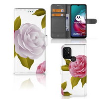 Motorola Moto G10 | G20 | G30 Hoesje Roses - thumbnail