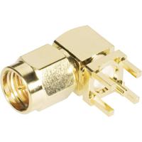 TRU COMPONENTS 1579338 SMA-connector Stekker, inbouw horizontaal 50 Ω 1 stuk(s)