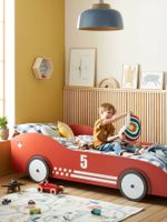 Meegroeibed met opbergbox LIGNE DROLE DE BOLIDE donkerrood