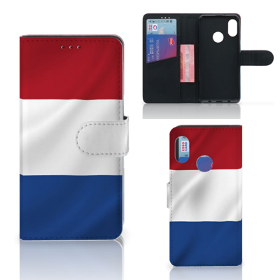 Xiaomi Mi A2 Lite Bookstyle Case Nederlandse Vlag