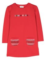 SONIA RYKIEL ENFANT robe à ornements - Rouge