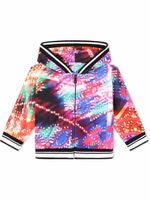 Dolce & Gabbana Kids hoodie Luminarie à fermeture zippée - Noir