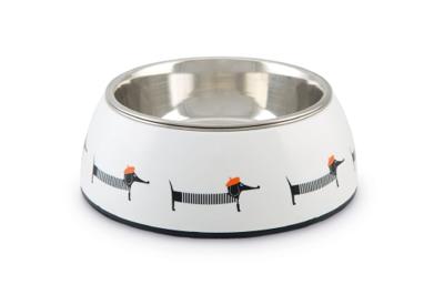 Beeztees Woby - Hondenvoerbak - Plastic - Wit - 18 cm