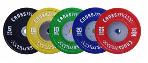 Crossmaxx competition bumper plates l Ø 50 mm l 5 t/m 25 kg