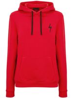 Giuseppe Zanotti hoodie Arthen à patch logo - Rouge - thumbnail