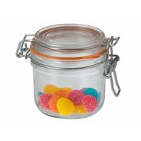 Voorraad/weckpot - transparant - glas - 8,5 x 7 cm - 200 ml - Le Parfait