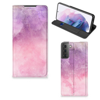 Bookcase Samsung Galaxy S21 Plus Pink Purple Paint - thumbnail