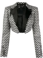 Philipp Plein veste crop Bolero Rock - Noir