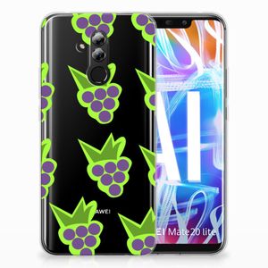 Huawei Mate 20 Lite Siliconen Case Druiven