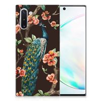 Samsung Galaxy Note 10 TPU Hoesje Pauw met Bloemen - thumbnail