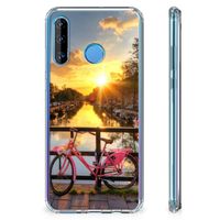 Huawei P30 Lite Telefoonhoesje met valbescherming Amsterdamse Grachten - thumbnail