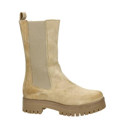 Nelson hoge suède chelsea boots taupe Nelson hoge suède chelsea boots taupe