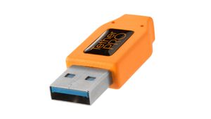 Tether Tools USB-kabel USB 3.2 Gen1 (USB 3.0 / USB 3.1 Gen1) USB-A stekker, USB-B stekker 4.60 m Oranje CU5460ORG