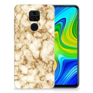 Xiaomi Redmi Note9 TPU Siliconen Hoesje Marmer Goud