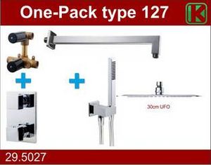 One-Pack Inbouwthermostaatset Type 127 Chr (30Cm Ufo)