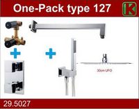 One-Pack Inbouwthermostaatset Type 127 Chr (30Cm Ufo) - thumbnail