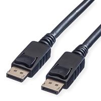 VALUE DisplayPort Cable, DP-DP, LSOH, M/M, zwart, 1 m