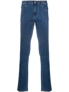 Canali jean skinny à taille basse - Bleu