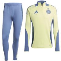 adidas Ajax Trainingspak 1/4-Zip 2024-2025 Geel Blauw