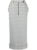 Thom Browne High waist rok - Grijs