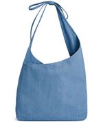 Reformation sac cabas oversize Vittoria en jean - Bleu - thumbnail