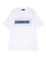 DSQUARED2 KIDS t-shirt à logo imprimé - Blanc