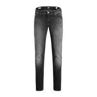 JACK & JONES JUNIOR low waist slim fit jeans Glenn grijs stonewashed