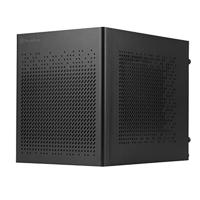 SilverStone Technology SUGO 16, Zwart, Mini-ITX kubuschassis met alle stalen constructie, SST-SG16B (zwart)