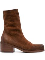 Marsèll bottines en daim à bout carré 55 mm - Marron