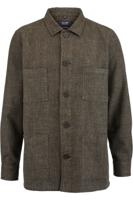 OLYMP SIGNATURE Soft Business Tailored Fit Overshirt bruin, Effen - thumbnail