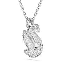 Swarovski 5647872 Ketting Iconic Swan zilverkleurig-wit 42-47 cm