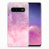 Hoesje maken Samsung Galaxy S10 Pink Purple Paint