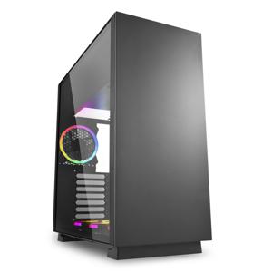 Sharkoon Pure Steel RGB Midi-tower PC-behuizing Zwart