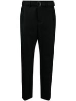 sacai pantalon en laine à coupe courte - Noir