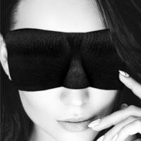 Ouch! by Shots Satin Curvy Eye Mask - thumbnail