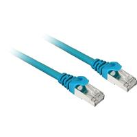 Sharkoon Patchkabel SFTP, RJ-45, met Cat.7a ruwe kabelkabel, blauw, 50cm