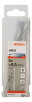 Bosch Accessoires Metaalboren HSS-G, Standard 8,8 x 81 x 125 mm 5st - 2608595074