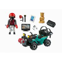 Playmobil City Action Bandiet en quad met lier