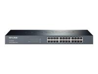 TP-Link TL-SG1024 Unmanaged Gigabit Ethernet (10/100/1000) 1U Zwart