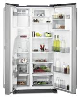 AEG RMB56111NX amerikaanse koelkast Vrijstaand 549 l A+ Grijs, Roestvrijstaal