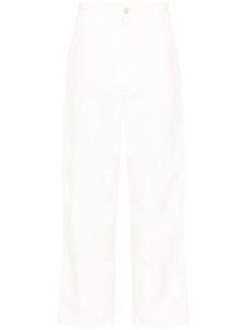 Carhartt WIP pantalon Carpenter à coupe droite - Blanc