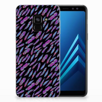 Samsung Galaxy A8 (2018) TPU bumper Feathers Color Samsung Galaxy A8 (2018) TPU bumper Feathers Color