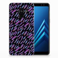 Samsung Galaxy A8 (2018) TPU bumper Feathers Color