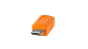 Tether Tools USB-kabel USB 2.0 USB-C stekker, USB-micro-B stekker 4.60 m Oranje CUC2515-ORG