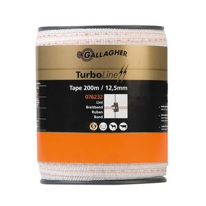 Gallagher TurboLine lint 12,5mm wit 200m - 076232 076232