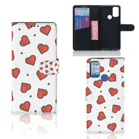 Alcatel 1S (2021) Telefoon Hoesje Hearts