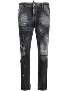 DSQUARED2 jean skinny à taille basse - Noir