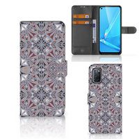 OPPO A72 | OPPO A52 Bookcase Flower Tiles - thumbnail