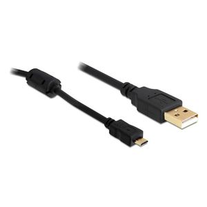 DeLOCK USB 2.0 Cable - 1.0m USB-kabel 1 m USB A Micro-USB B Zwart