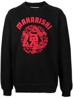 Maharishi sweat à logo imprimé - Noir - thumbnail